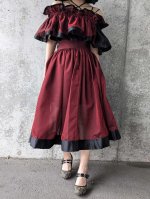 画像1: 【風通紗】リバーシブルキャミソール＆フレアスカート (1)
