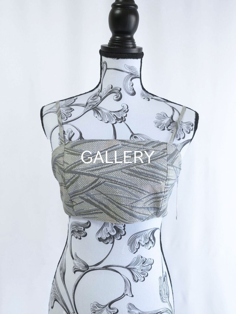 画像14: 【小町鼠×鳩羽色】織り着物無限wayワンピース&リボンビスチェ (14)