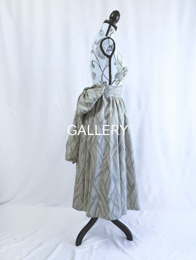 画像49: 【小町鼠×鳩羽色】織り着物無限wayワンピース&リボンビスチェ (49)