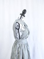 画像43: 【小町鼠×鳩羽色】織り着物無限wayワンピース＆リボンビスチェ (43)