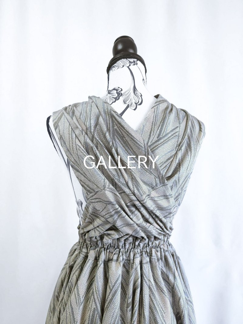 画像42: 【小町鼠×鳩羽色】織り着物無限wayワンピース&リボンビスチェ (42)