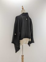 画像40: 【牡丹×丸に剣片食紋】黒留袖オーバースカートセットアップ - Directed Waist - (40)