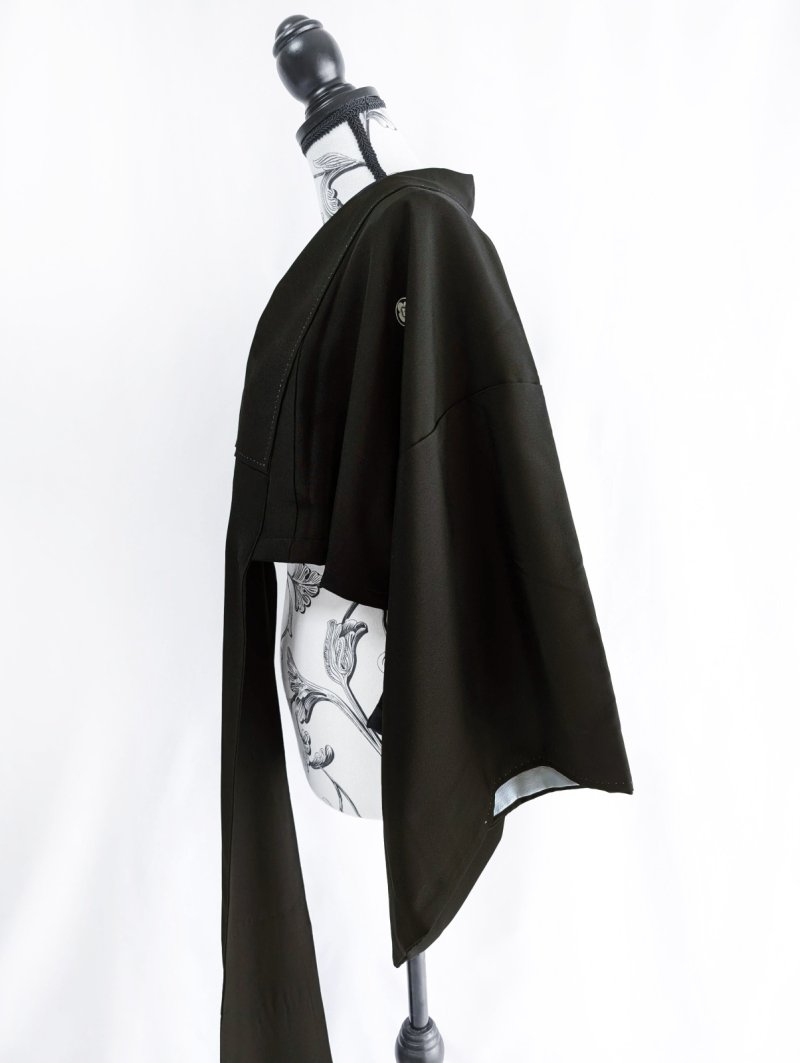 画像13: 【丸に木瓜紋】ロングカラーリボンジャケット (13)