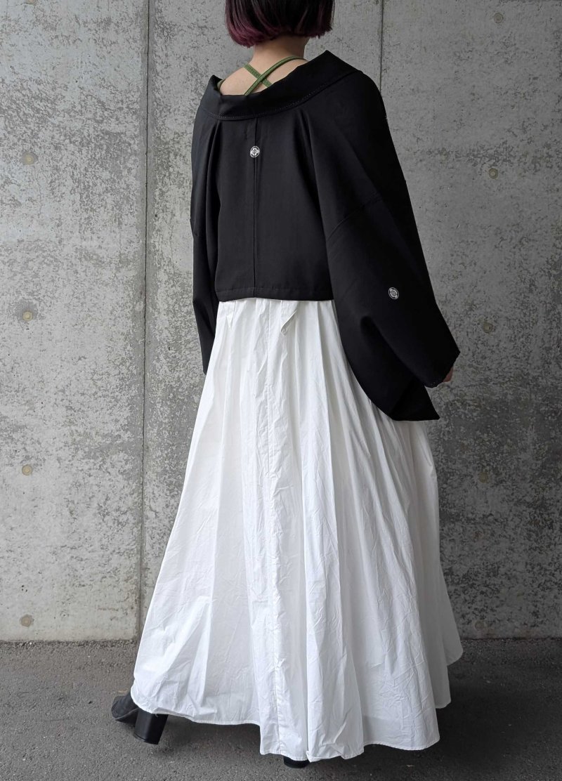 画像7: 【丸に木瓜紋】ロングカラーリボンジャケット (7)