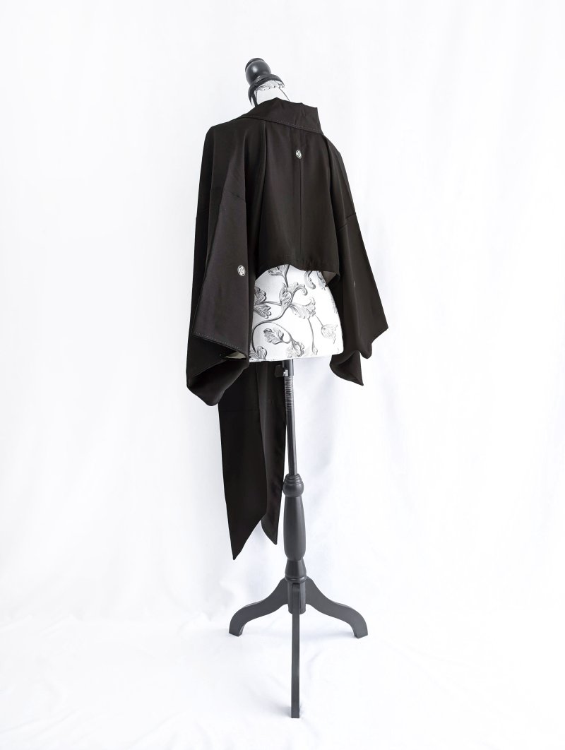 画像14: 【丸に木瓜紋】ロングカラーリボンジャケット (14)