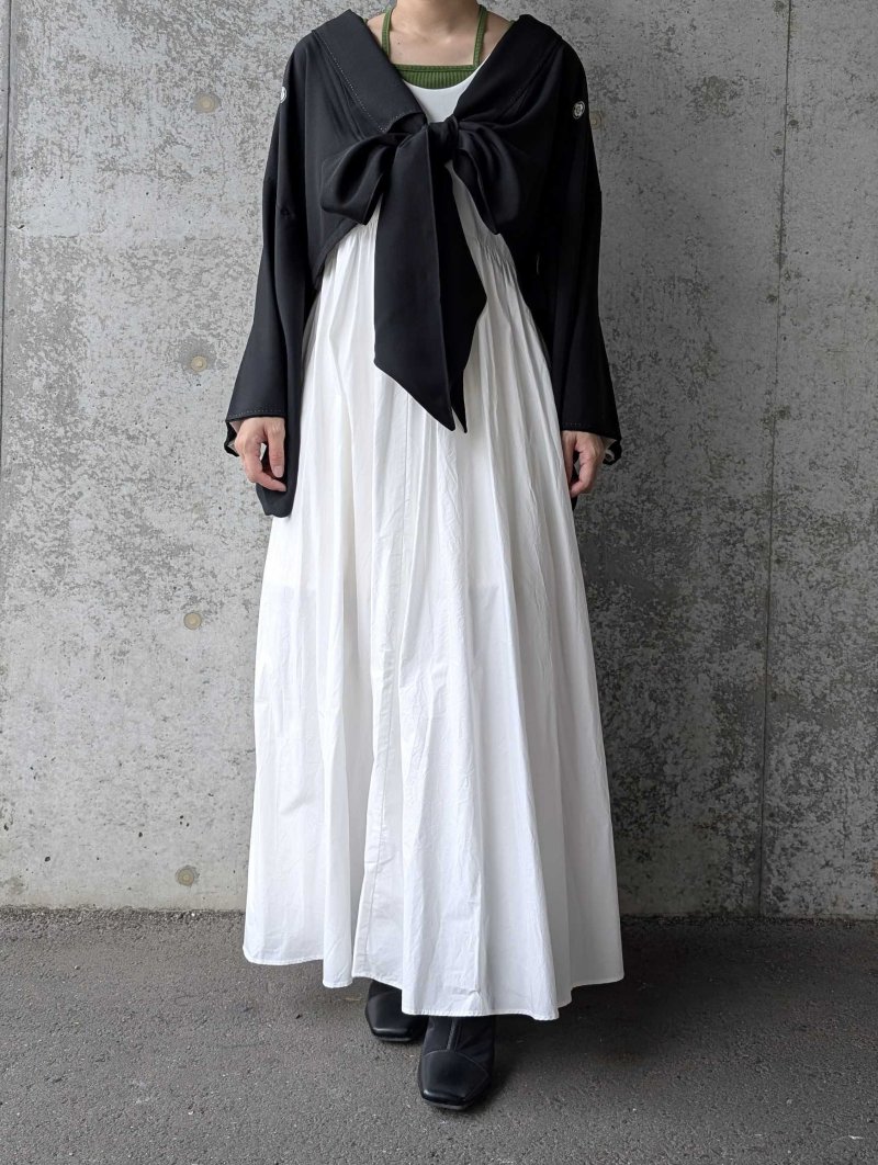 画像3: 【丸に木瓜紋】ロングカラーリボンジャケット (3)