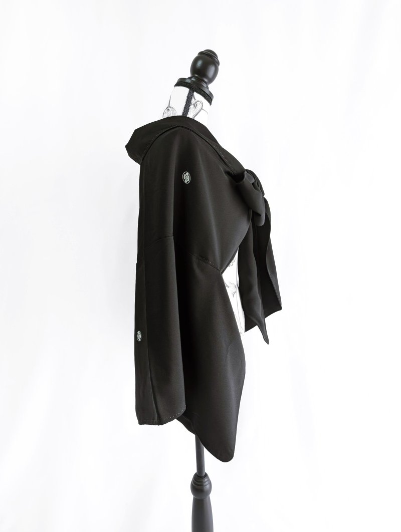 画像26: 【丸に木瓜紋】ロングカラーリボンジャケット (26)