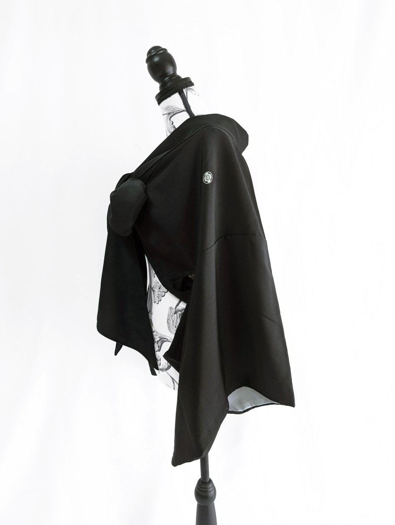 画像23: 【丸に木瓜紋】ロングカラーリボンジャケット (23)