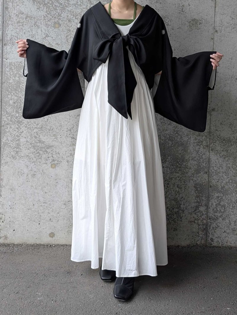 画像6: 【丸に木瓜紋】ロングカラーリボンジャケット (6)