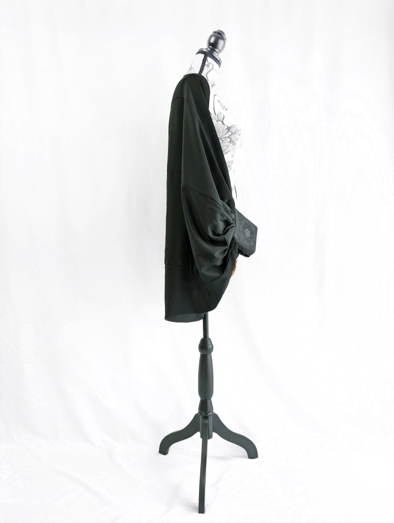 画像13: 【金駒華紋】黒留袖ビッグシルエットマーガレット (13)