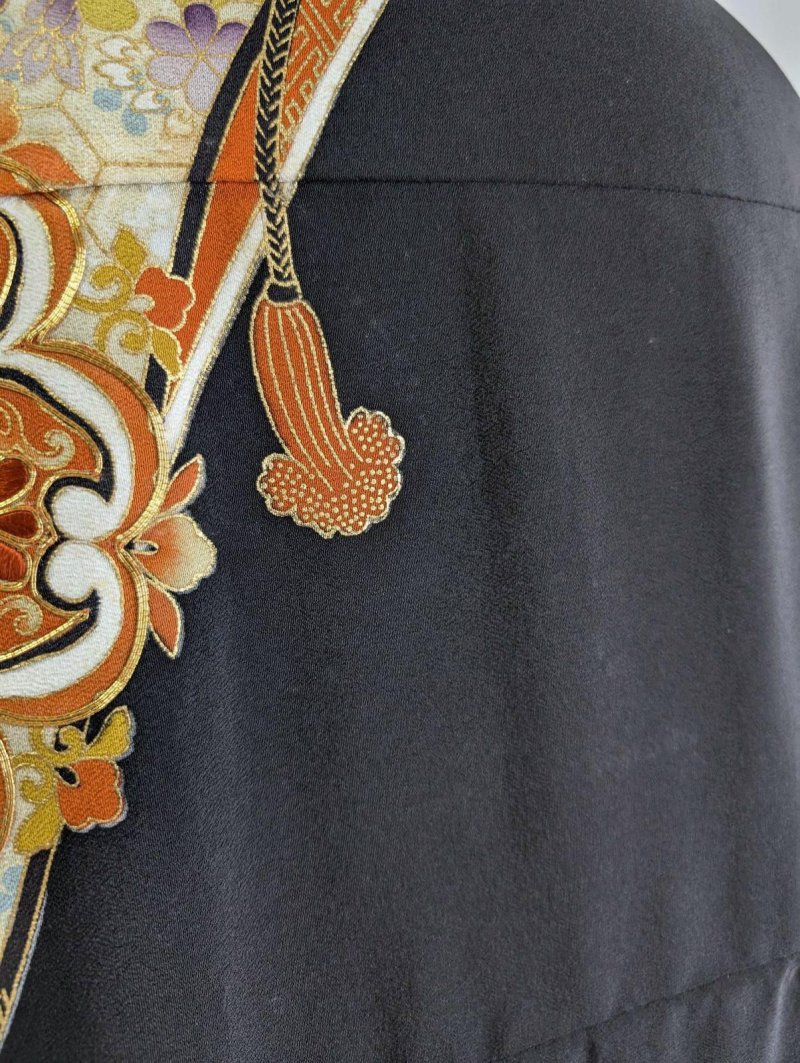 画像18: 【金駒華紋】黒留袖ビッグシルエットマーガレット (18)