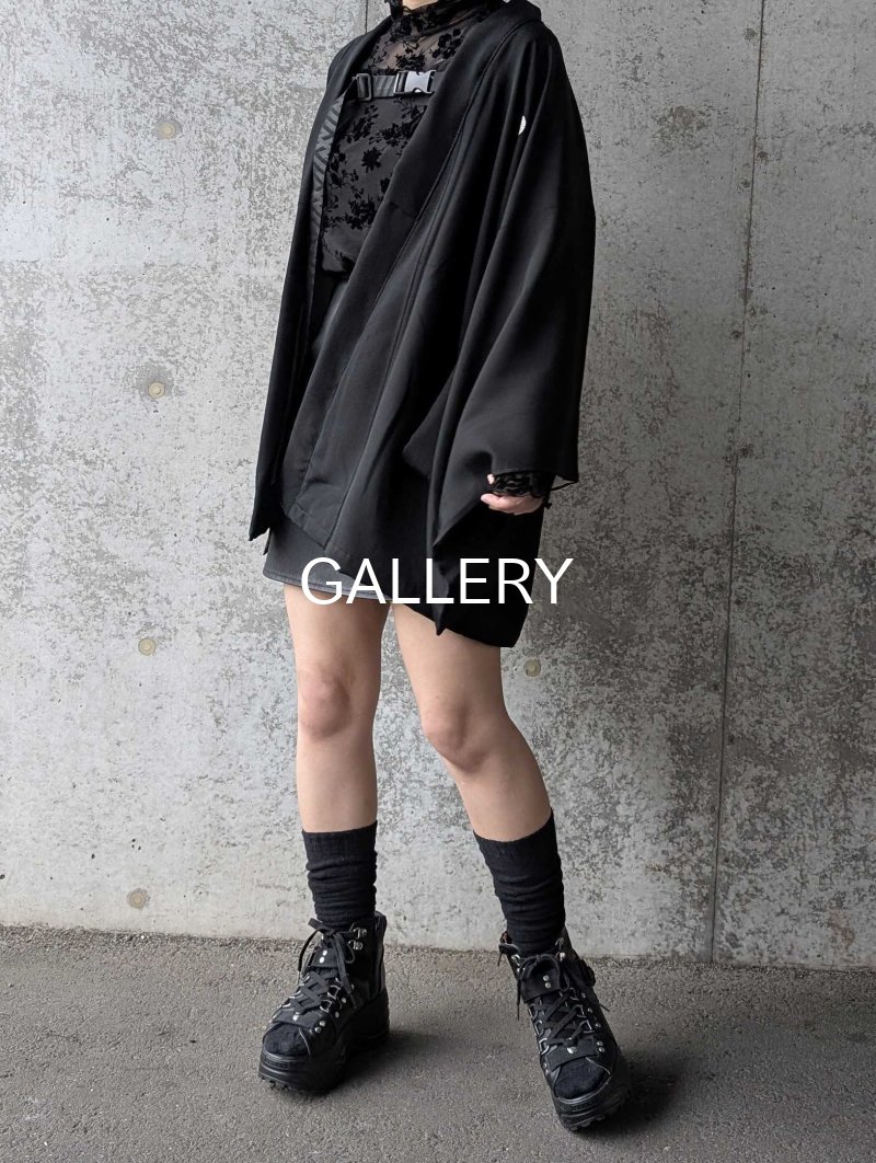 画像3: 【下がり藤紋】バックルベルトジャケット (3)