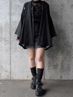 画像2: 【下がり藤紋】バックルベルトジャケット (2)