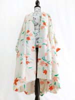 画像7: 【紅花小紋】バルーンロングガウン (7)