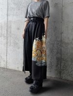 画像5: 【金駒×菊×御所車文様】黒留袖オーバースカート (5)