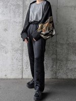 画像3: 【笠松×敷き松葉×飛鶴】黒留袖マーガレット (3)