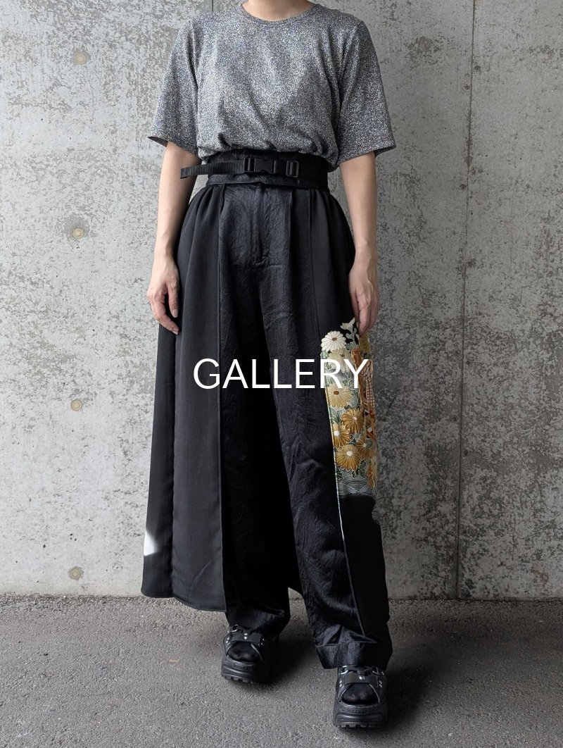 画像4: 【金駒×菊×御所車文様】黒留袖オーバースカート (4)