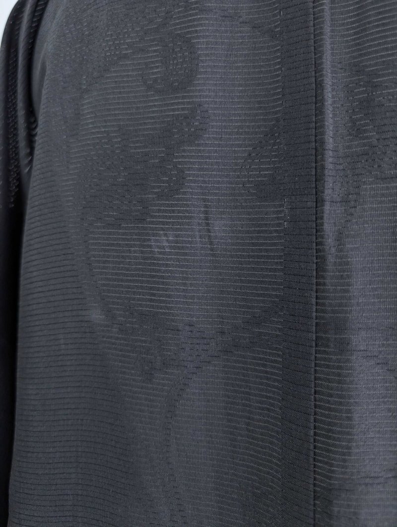 画像20: 【丸に立ち沢瀉紋】黒紋付シースルーフリルガウン (20)