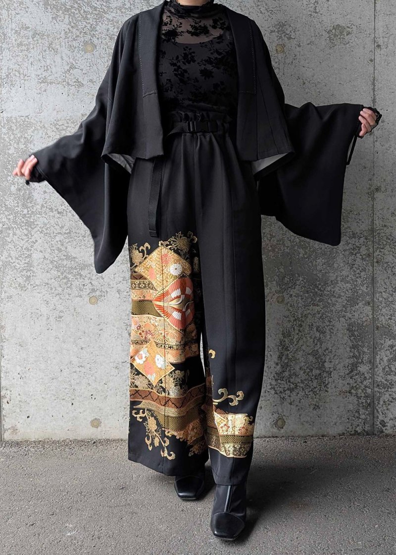 画像2: 二部式（ワイドパンツ） (2)