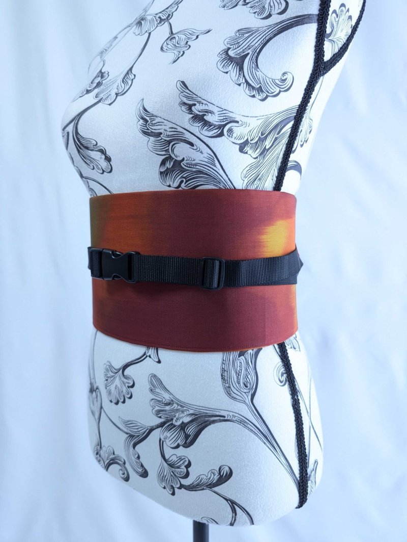 画像2: 帯ベルト【暖色×暈し】 (2)