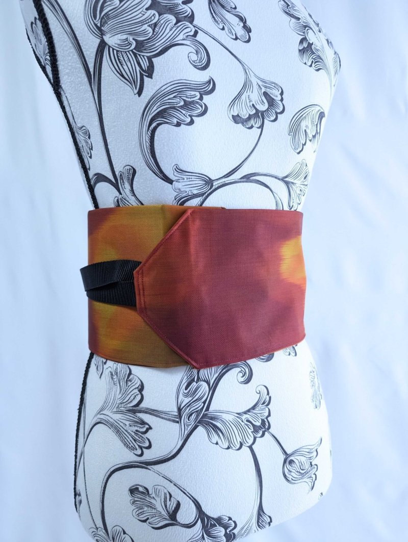 画像4: 帯ベルト【暖色×暈し】 (4)