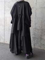 画像4: 【中陰蔦紋】黒紋付クラゲガウン (4)
