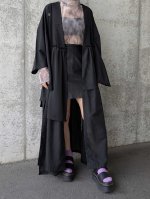 画像5: 【中陰蔦紋】黒紋付クラゲガウン (5)