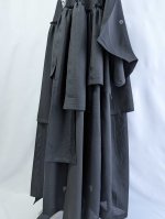 画像13: 【中陰蔦紋】黒紋付クラゲガウン (13)