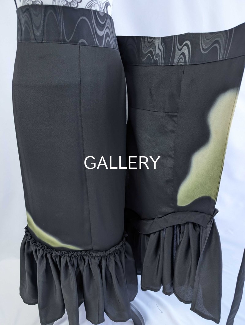 画像23: 【松に文箱文様】黒留袖マーメイドラップスカート (23)