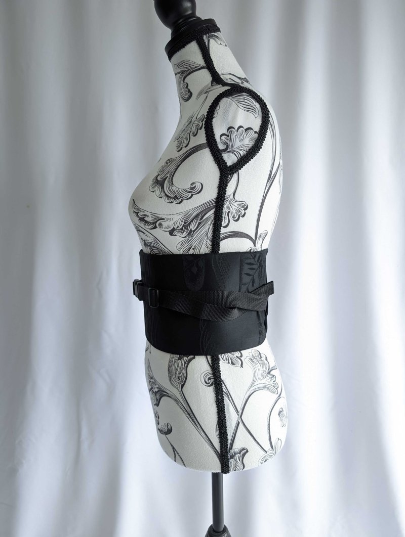 画像6: 帯ベルト【流水×雲×草模様】 (6)