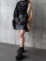 画像1: 【金駒華紋】黒留袖ビッグシルエットマーガレット (1)
