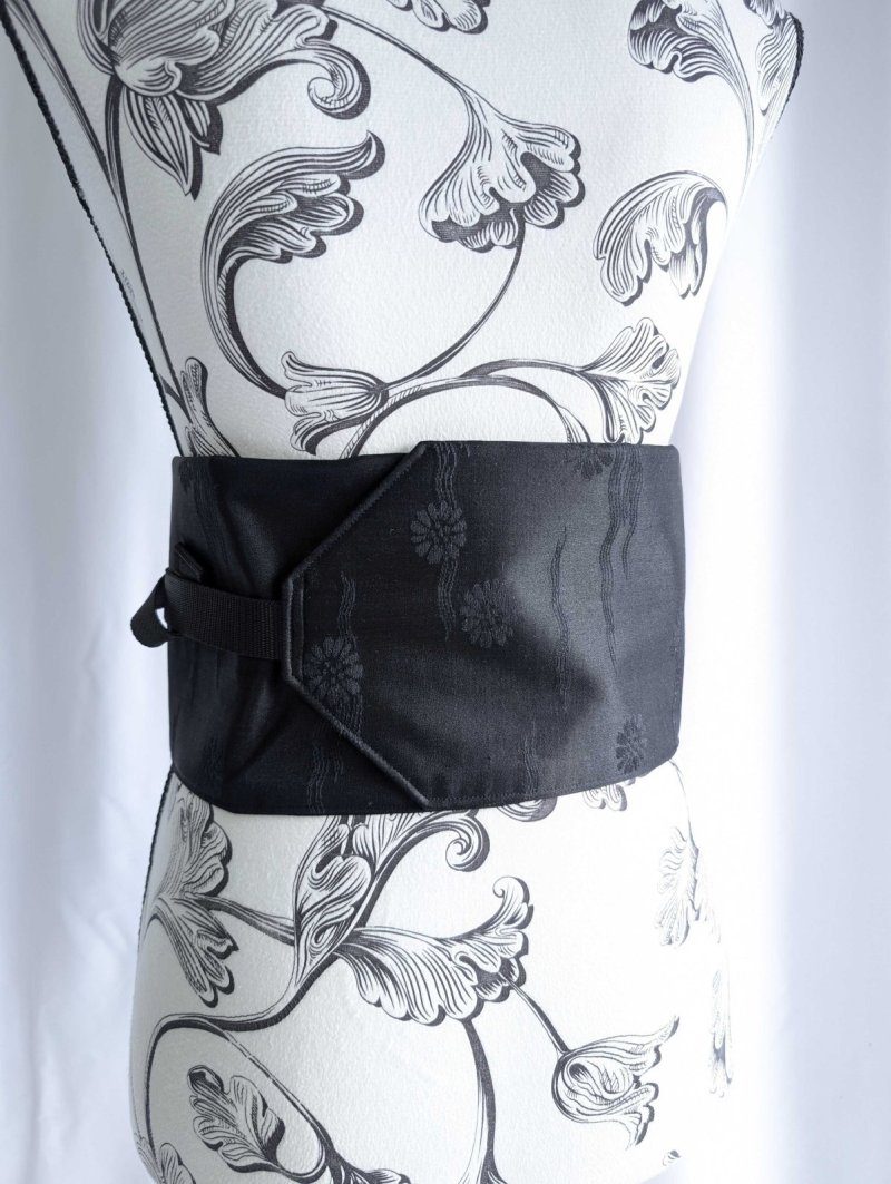 画像6: 帯ベルト【菊×流水】 (6)