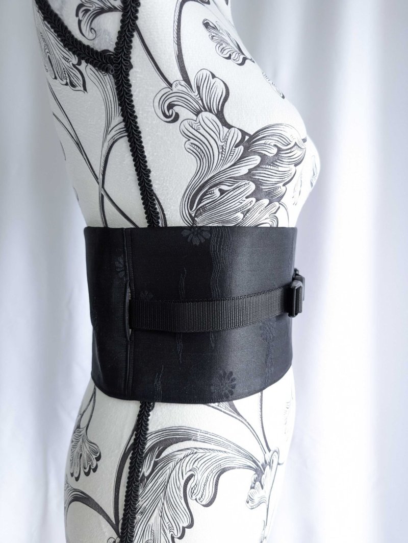 画像8: 帯ベルト【菊×流水】 (8)