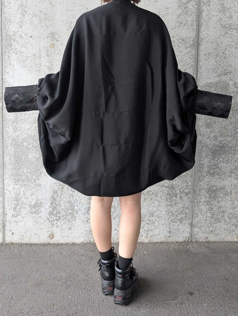 画像8: 【金駒華紋】黒留袖ビッグシルエットマーガレット (8)