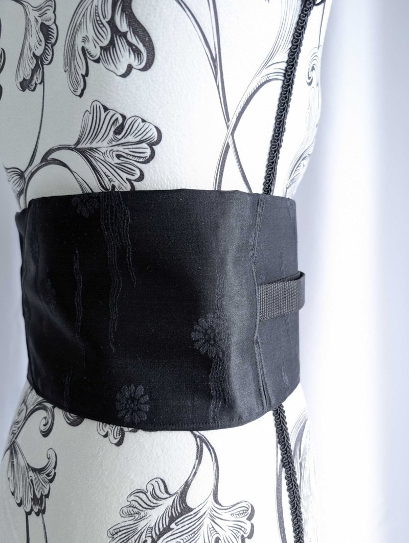 画像7: 帯ベルト【菊×流水】 (7)