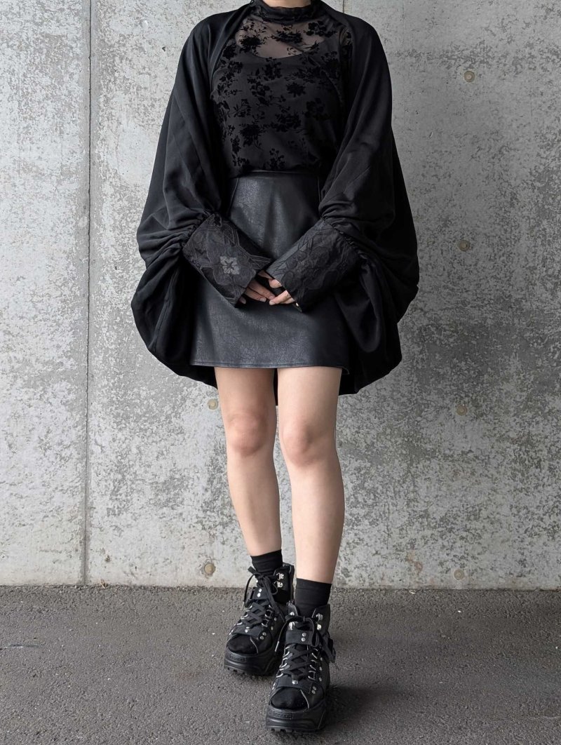 画像7: 【金駒華紋】黒留袖ビッグシルエットマーガレット (7)