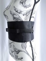 画像4: 帯ベルト【菊×流水】 (4)