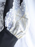 画像14: 【飛鶴×亀甲文様】黒留袖マーガレット (14)
