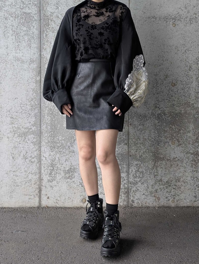 画像3: 【飛鶴×亀甲文様】黒留袖マーガレット (3)