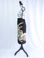 画像25: 【尾長鶏×梅】黒留袖マルチスカート (25)