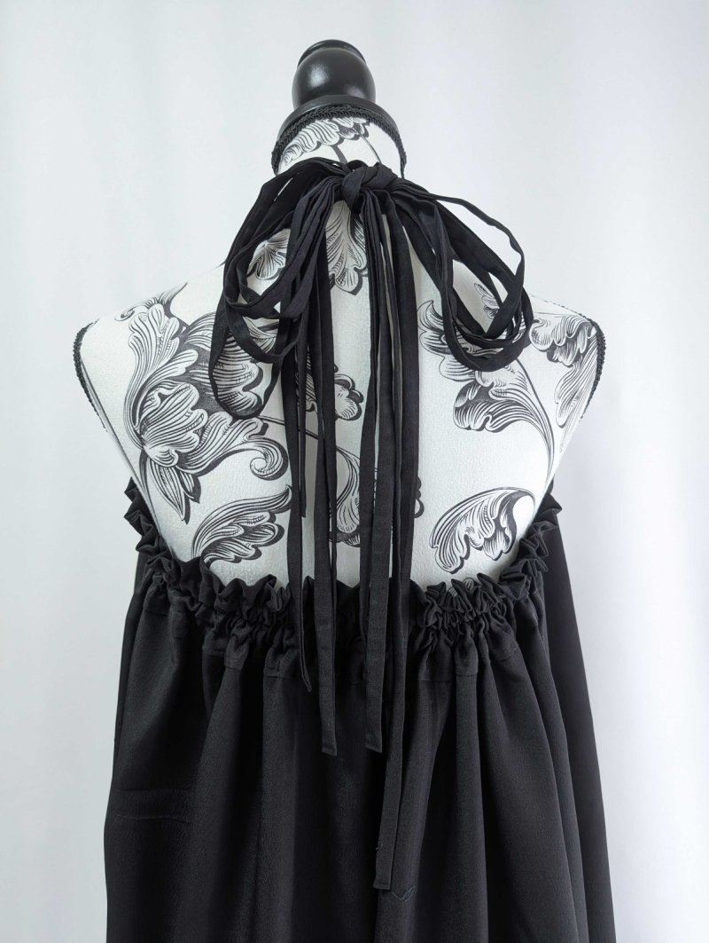 画像18: 【尾長鶏×梅】黒留袖マルチスカート (18)