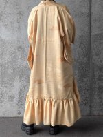 画像3: 【花葉色×雲取り地紋】フリルガウン (3)