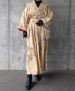 画像4: 【菊×萩】砥粉色小紋スカートセットアップ (4)