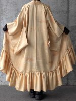 画像4: 【花葉色×雲取り地紋】フリルガウン (4)