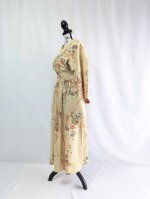 画像13: 【菊×萩】砥粉色小紋スカートセットアップ (13)