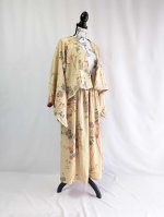 画像11: 【菊×萩】砥粉色小紋スカートセットアップ (11)