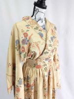 画像16: 【菊×萩】砥粉色小紋スカートセットアップ (16)