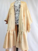 画像7: 【花葉色×雲取り地紋】フリルガウン (7)