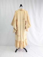 画像12: 【花葉色×雲取り地紋】フリルガウン (12)