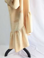 画像15: 【花葉色×雲取り地紋】フリルガウン (15)